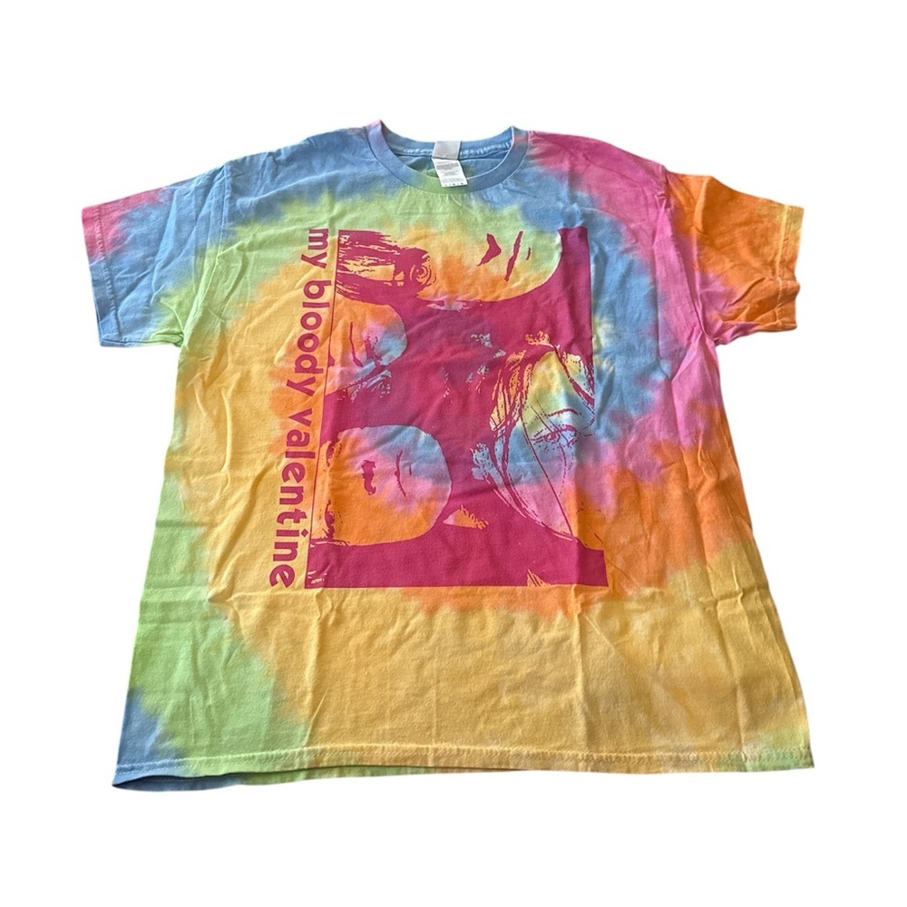 My Bloody Valentine Color Tone tie-dye T-shirt, L, O48